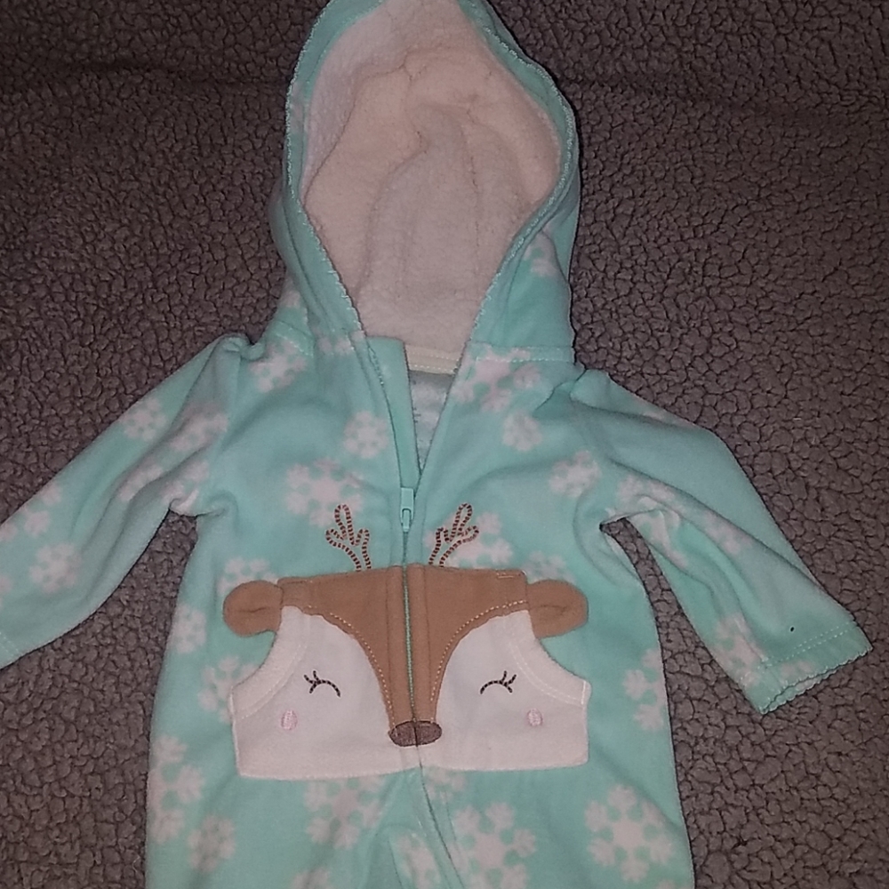 Girl Baby Footie
